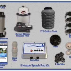 Splash Pad Kit - 8 Nozzle