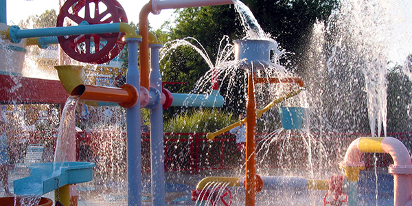 Water playground equipment